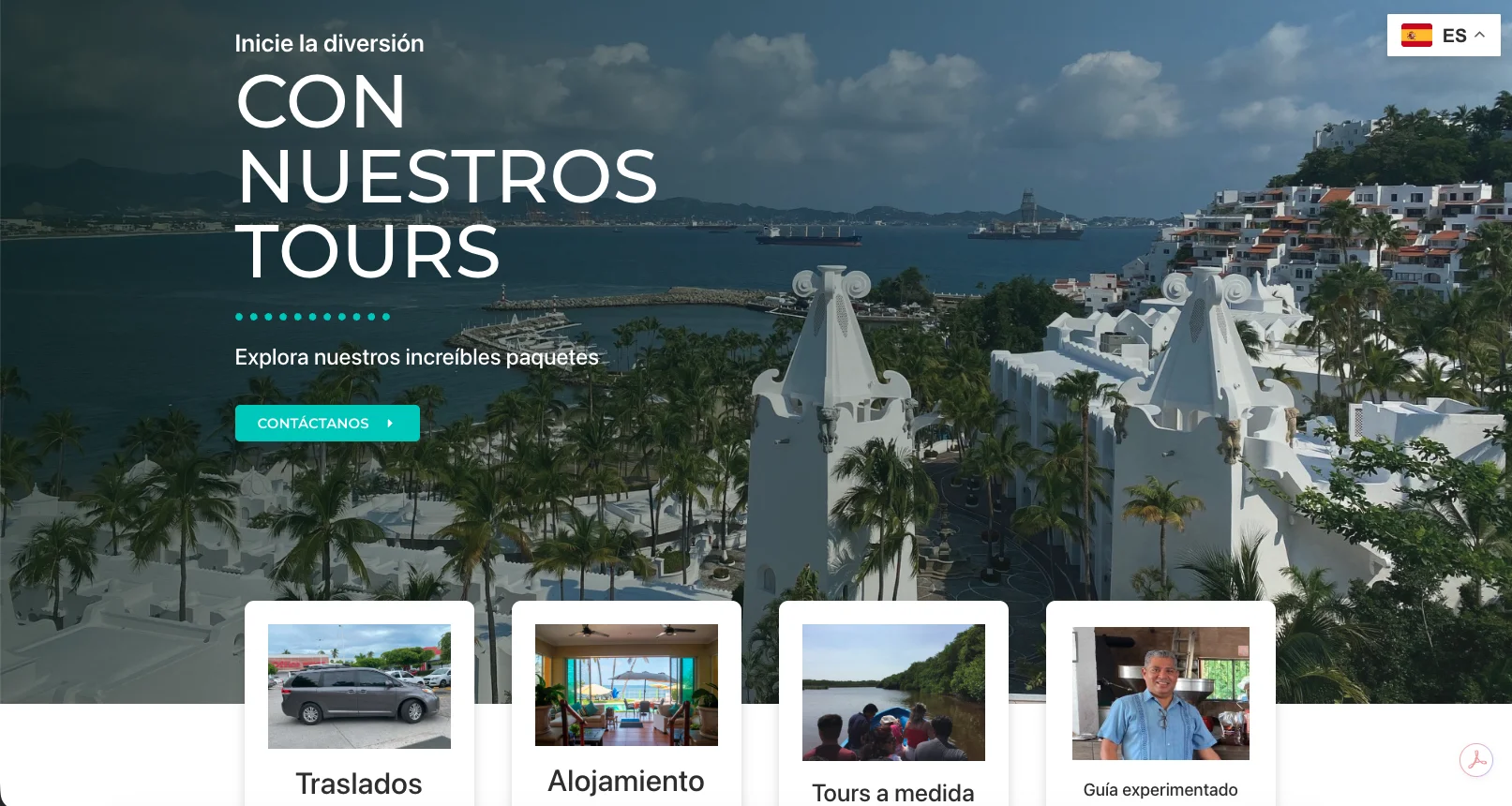 Sitio web Noha Tours - Diseño web Guru Marketing